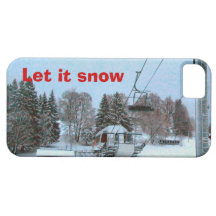 Let it snox, skilift iPhone 5 covers