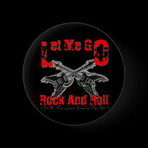 Let Me Go Rock And Roll Black Buttonne by gacatmandu Let Me Go Rock And Roll Black Buttonne