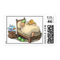 let me sleep ! stamps