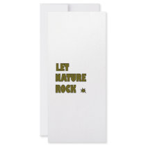 Let Nature Rock rack cards