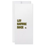 Let Nature Rock Full Color Rack Card