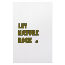 Let Nature Rock stationery by fullofNuts Let Nature Rock stationery