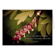"Let not your heart be troubled;... cards
