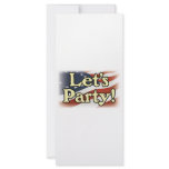 Let’s Party! Rack Card Design