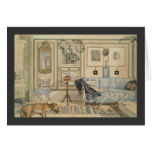 Let Sleeping Dogs Lie Swedish Watercolor Cards