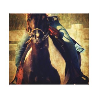 Let That Pinto Pony Run Gallery Wrap Canvas