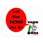 Let the Boss Do It! Postcards
