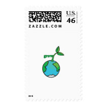 Let the Earth Grow postage by Eholidayz Let the Earth Grow postage