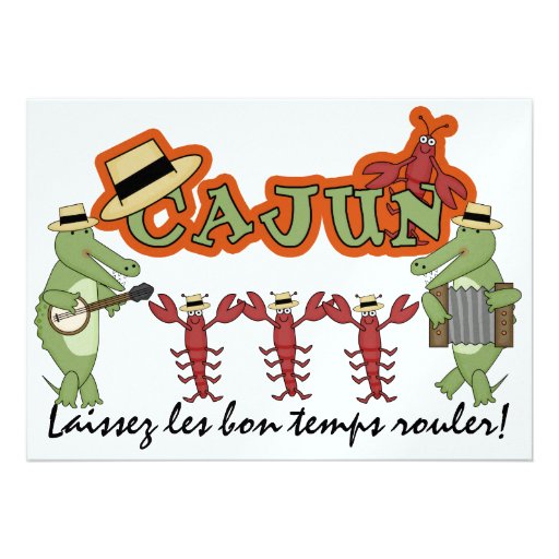 Let the Good Times Roll! Cajun Style! SRF Custom Announcements