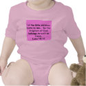 Let the little children come to me... t-shirts