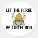 Let The Norse Be With You stickers