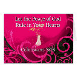 Let the Peace of God Rule In Your Hearts. cards