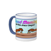 Let The Stress Begin mugs