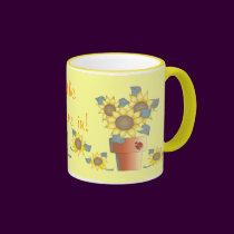 LET the SUNSHINE IN! by SHARON SHARPE mugs