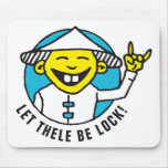 let thele BE LOCK! 3c white Mouse Pad