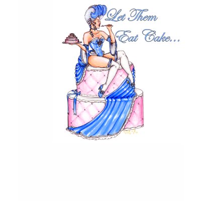 'Let Them Eat Cake' Babydoll T Tshirt by redrevvy