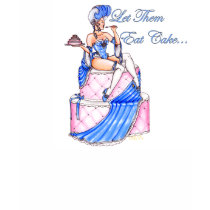 'Let Them Eat Cake' Babydoll T t-shirts