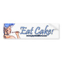 'Let Them Eat Cake' Bumpersticker