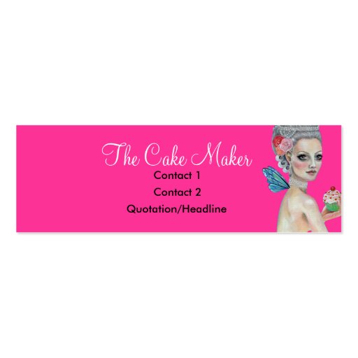 Let them eat cake business card