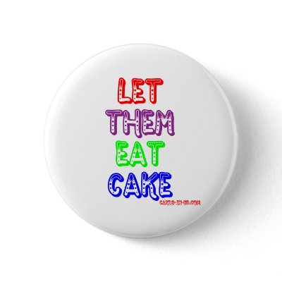 Let them eat cake button by cakesin3d