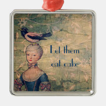 Let Them Eat Cake ornaments