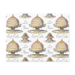 Let Them Eat Cake French Pastry Chef Postcard