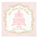 Let Them Eat Cake Invitation