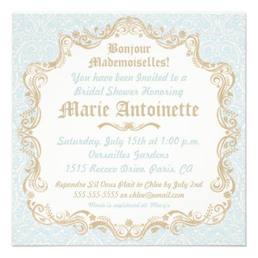 Let Them Eat Cake Invitation