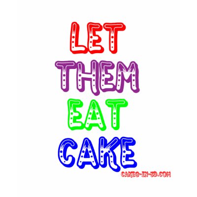 Let them eat cake tee shirts by cakesin3d