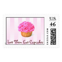 Let Them Eat Cupcakes Pink Stamp by pauletteparis Let Them Eat Cupcakes Pink Stamp