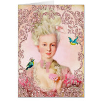 Let Them Eat Macarons Marie Antoinette Cards cards