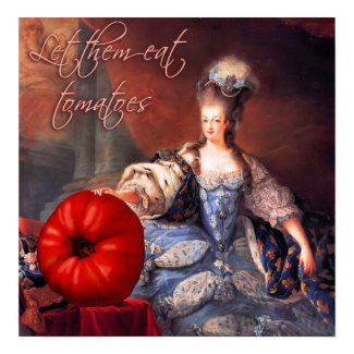 Let Them Eat Tomatoes Semi Fine Art Poster print