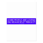 LET THEM LIVE POST CARD