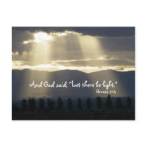 Let There Be Light Postcard