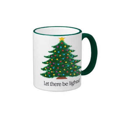 Let there be lights -- Tree Mugs