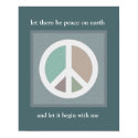 Let there be peace on earth posters