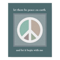 Let there be peace on earth posters