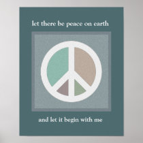 Let there be peace on earth print