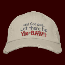 Let there be Yee HAW Embroidered Cap embroidered hats
