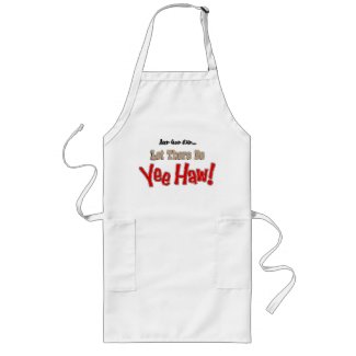 Let There Be YeeHaw BBQ Aprons apron