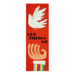 Let Things Go Customizable Posters
