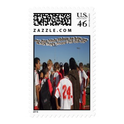 Let Us Celebrate Postage Stamp by soccerisalive