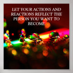 LET YOUR ACTIONS AND REA...RELIGIOUS POSTERS