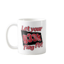 Let your g33k flag fly! coffee mugs