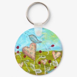 Let Your Heart Sing Keychain keychain