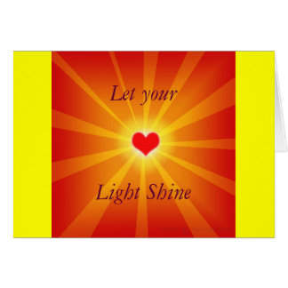 Let Your Light Shine Cards | Zazzle