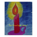 "Let Your Light Shine" posters
