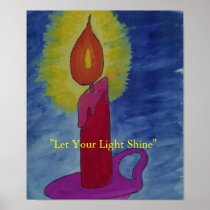 "Let Your Light Shine" Print