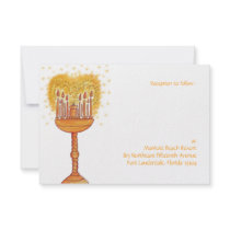 Let Your Light Shine Reception Custom Announcement
