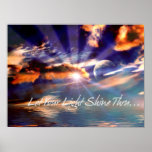 Let Your Light Shine Thru Print